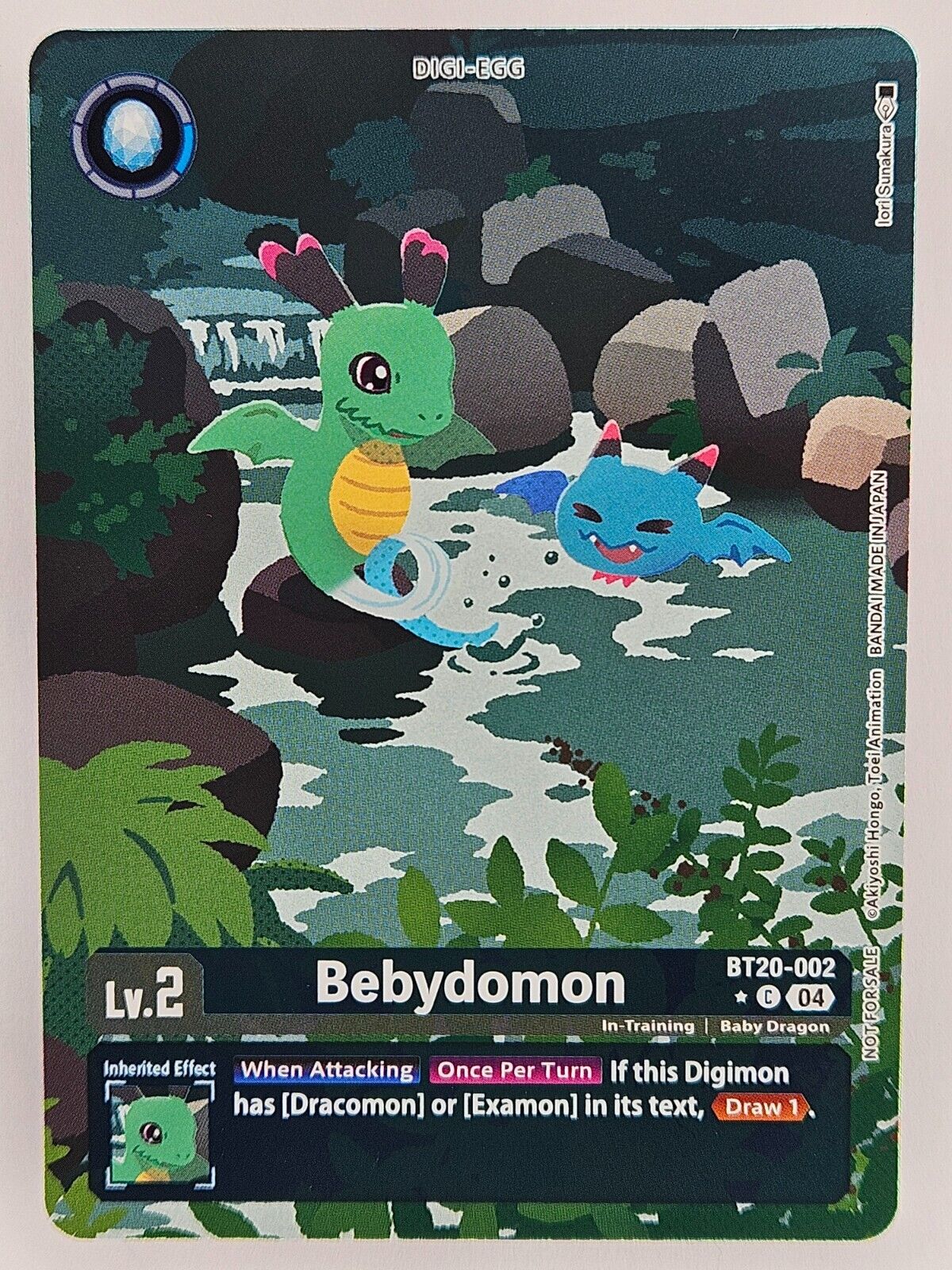 🔷 Digimon TCG - BT20-002 Bebydomon - Promo Pack Foil - Special Booster 2.5