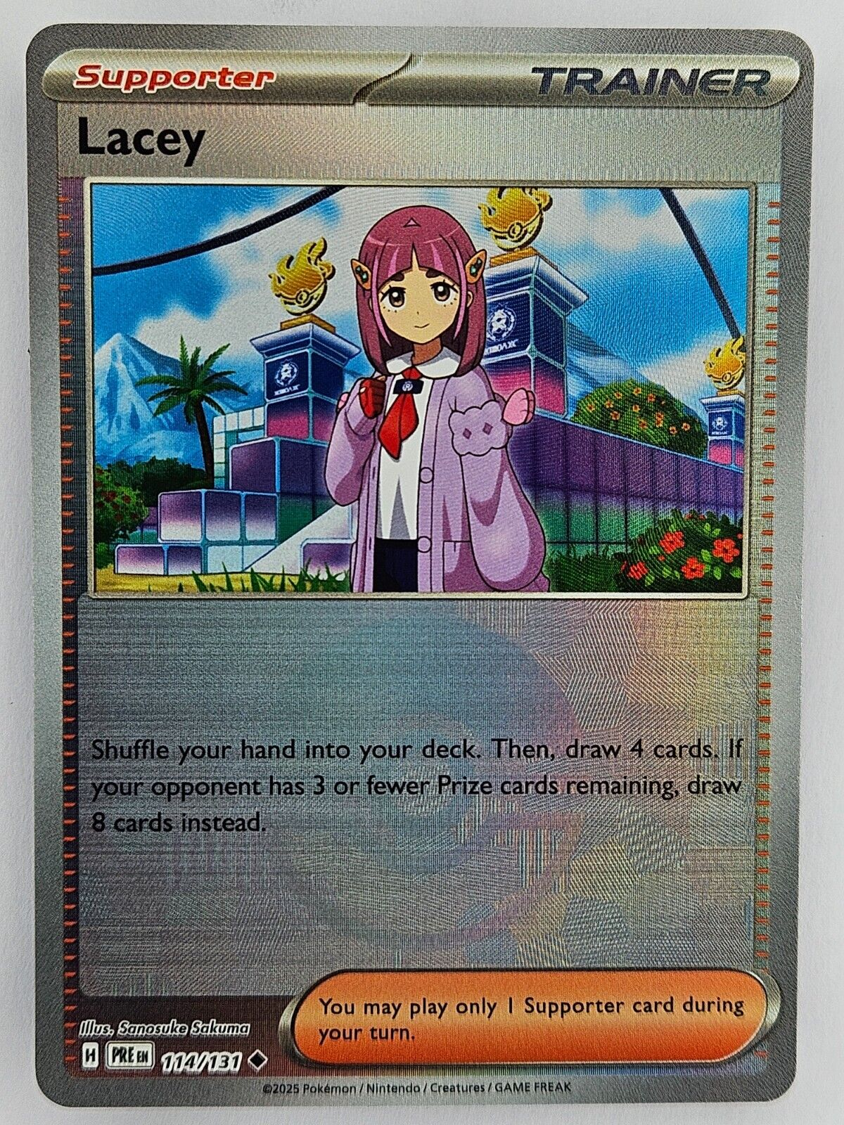 ⚡️ Pokemon TCG - 114/131 Lacey - Rare Poke Ball - Prismatic Evolutions