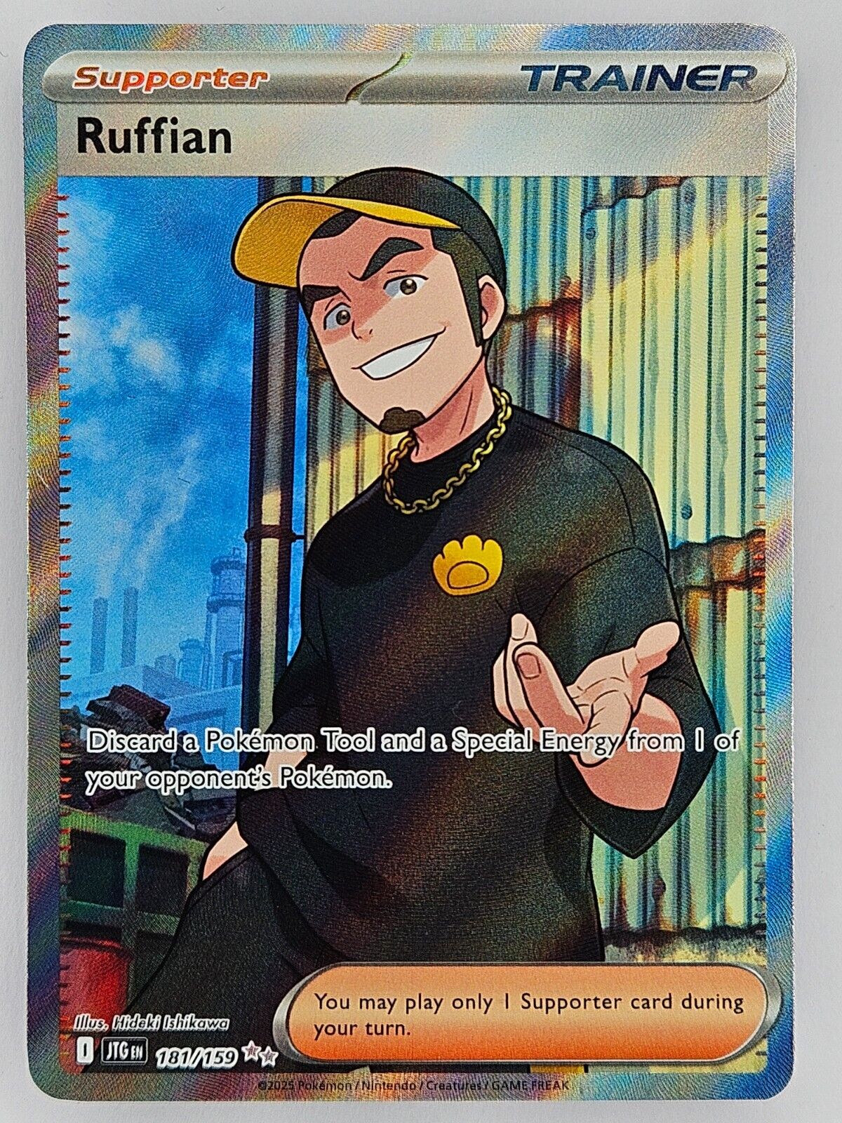 ⚡️ Pokemon TCG - 181/159 Ruffian - Secret Rare - Journey Together