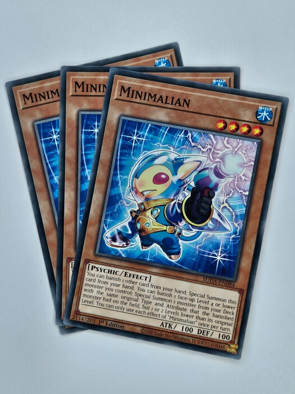 ㊙️ Yu Gi Oh - 3X SUDA-EN084 Minimalian - Supreme Darkness