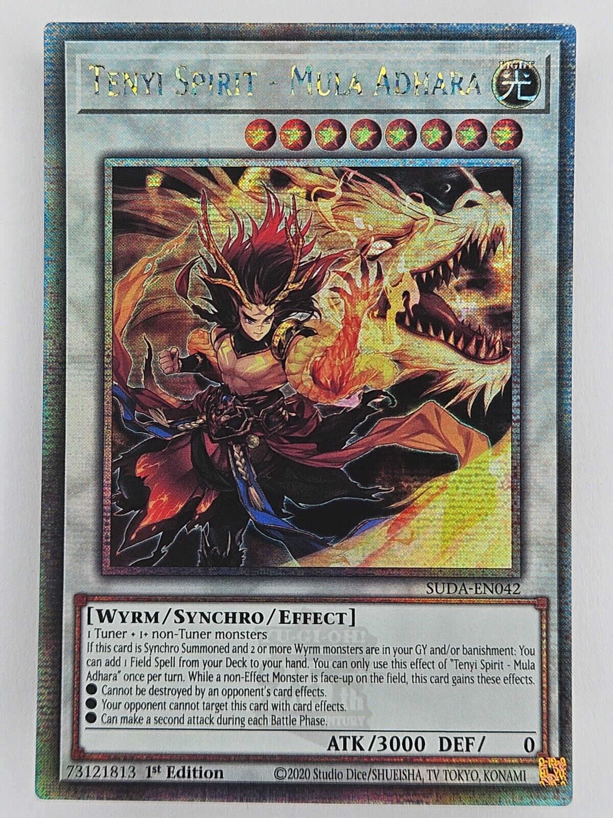 ㊙️ Yu Gi Oh - SUDA-EN042 Tenyi Spirit - Mula Adhara - Quarter Century