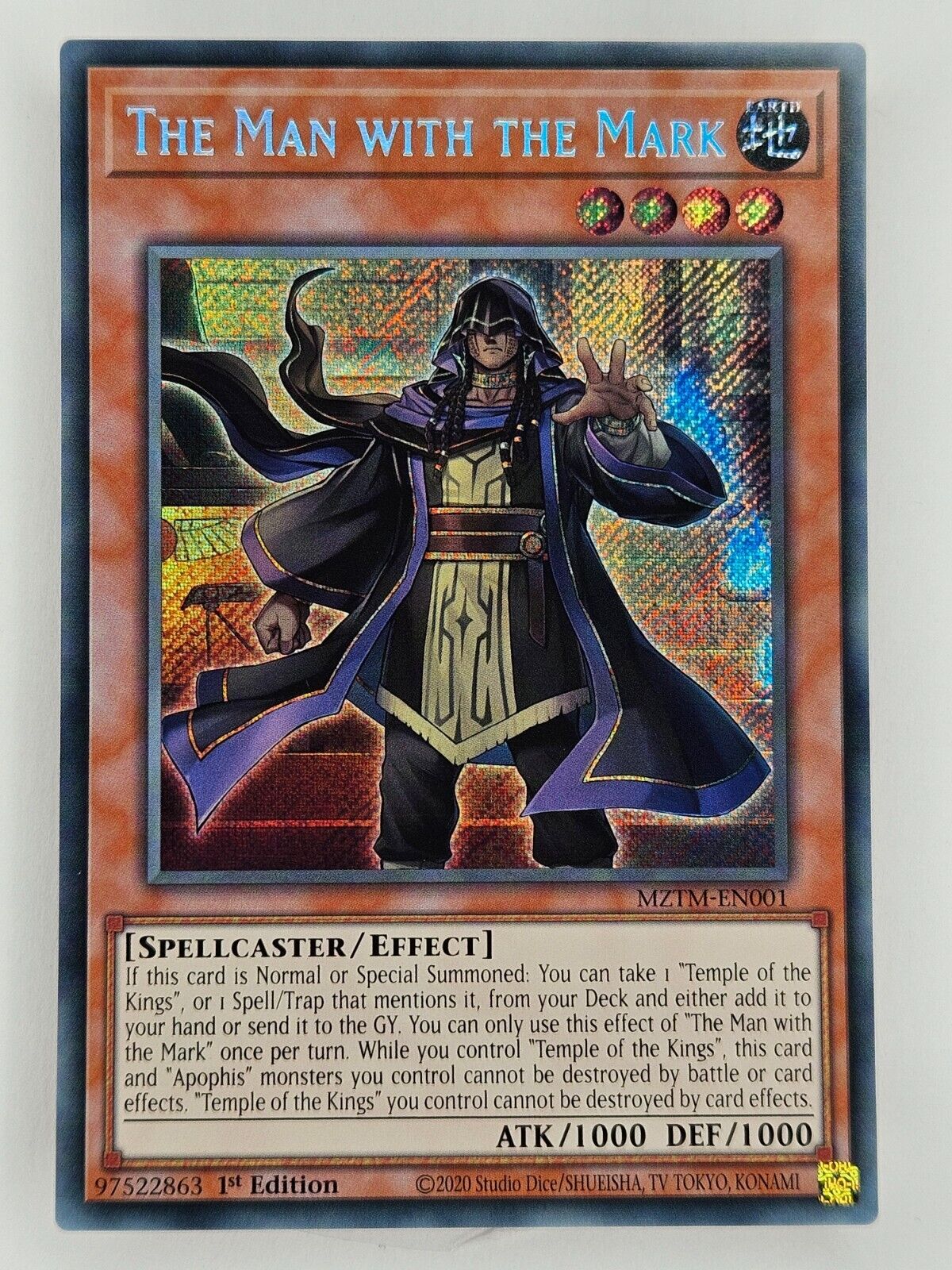 ㊙️ Yu Gi Oh - MZTM-EN001 The Man With The Mark - SR - Maze Of The Master