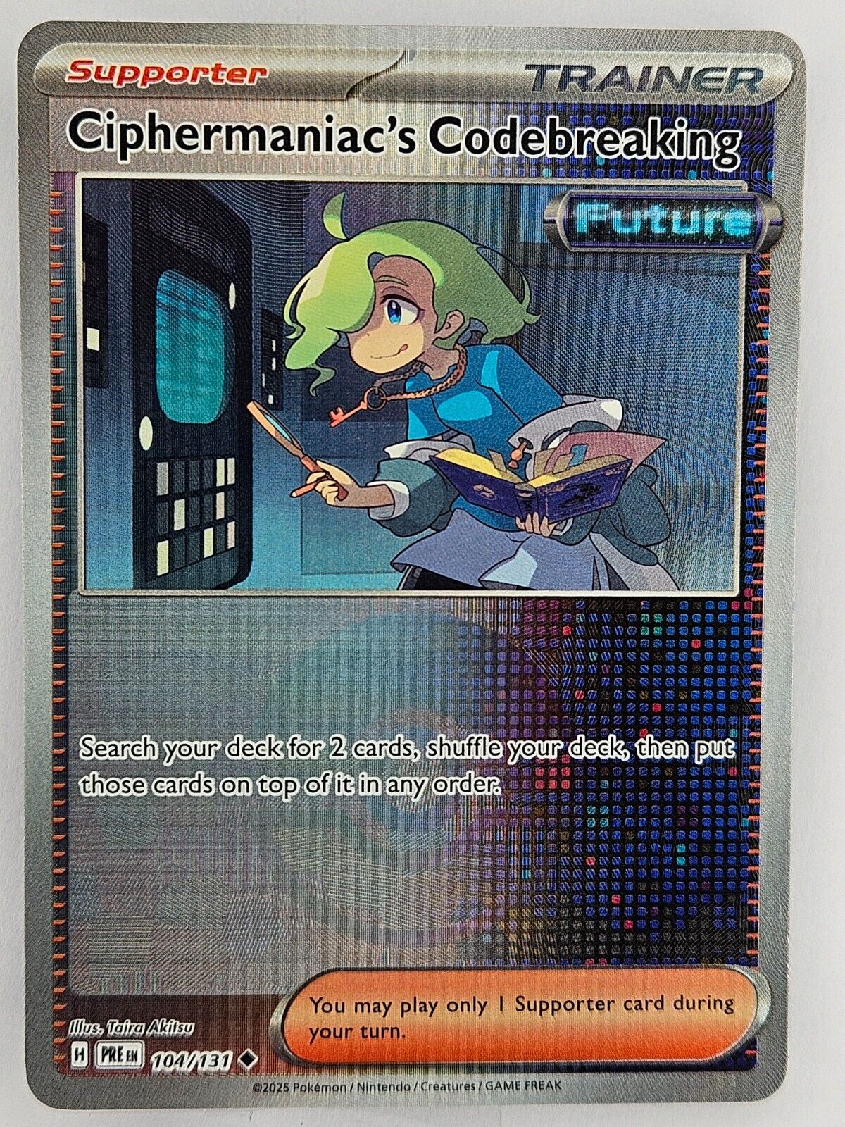 ⚡ Pokemon TCG - 104/131 Ciphermaniac's Codebreaking- Rare Poke Ball - Pris Evo