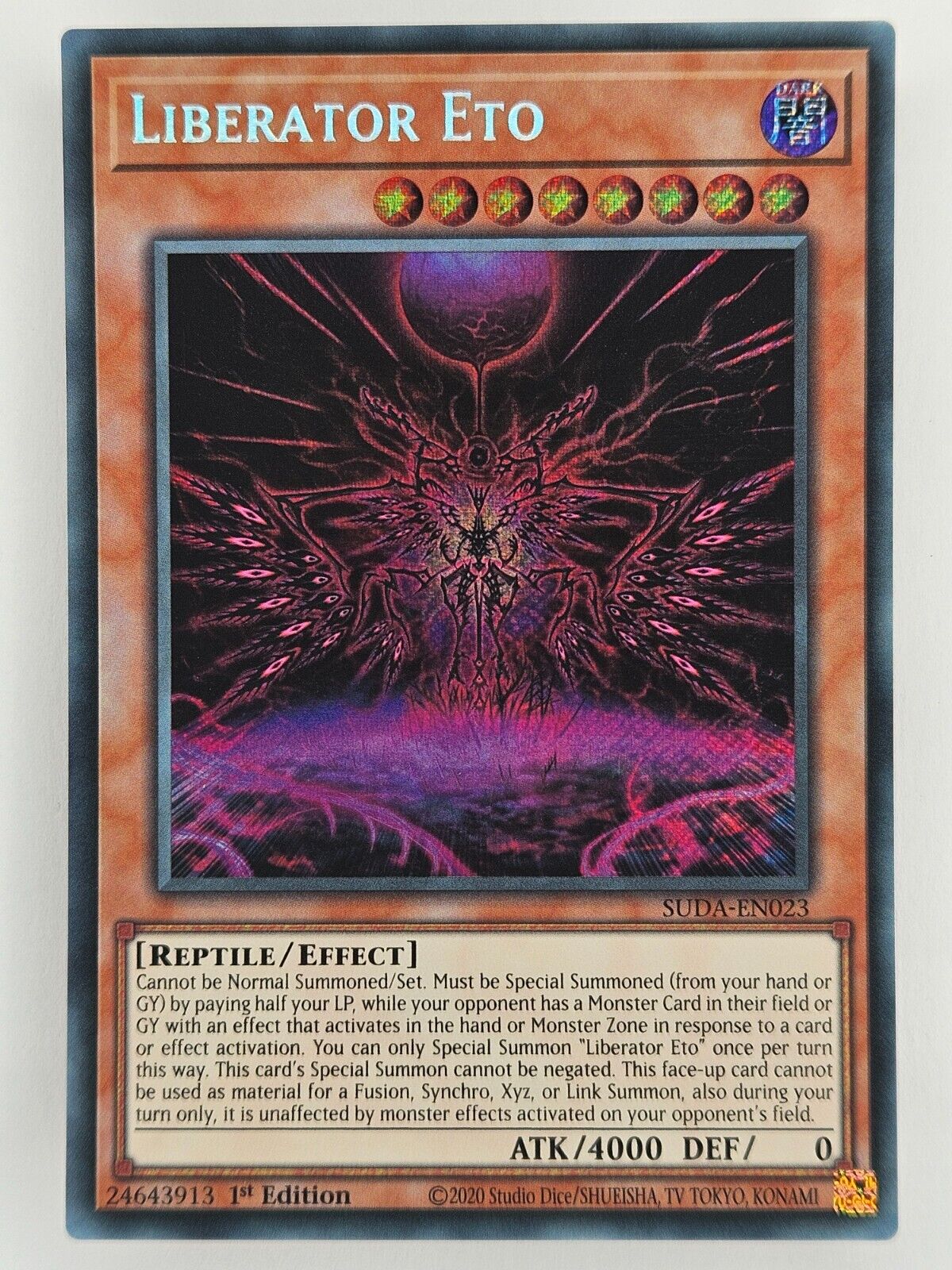 ㊙️ Yu Gi Oh - SUDA-EN023 Liberator Eto - Secret Rare - Supreme Darkness