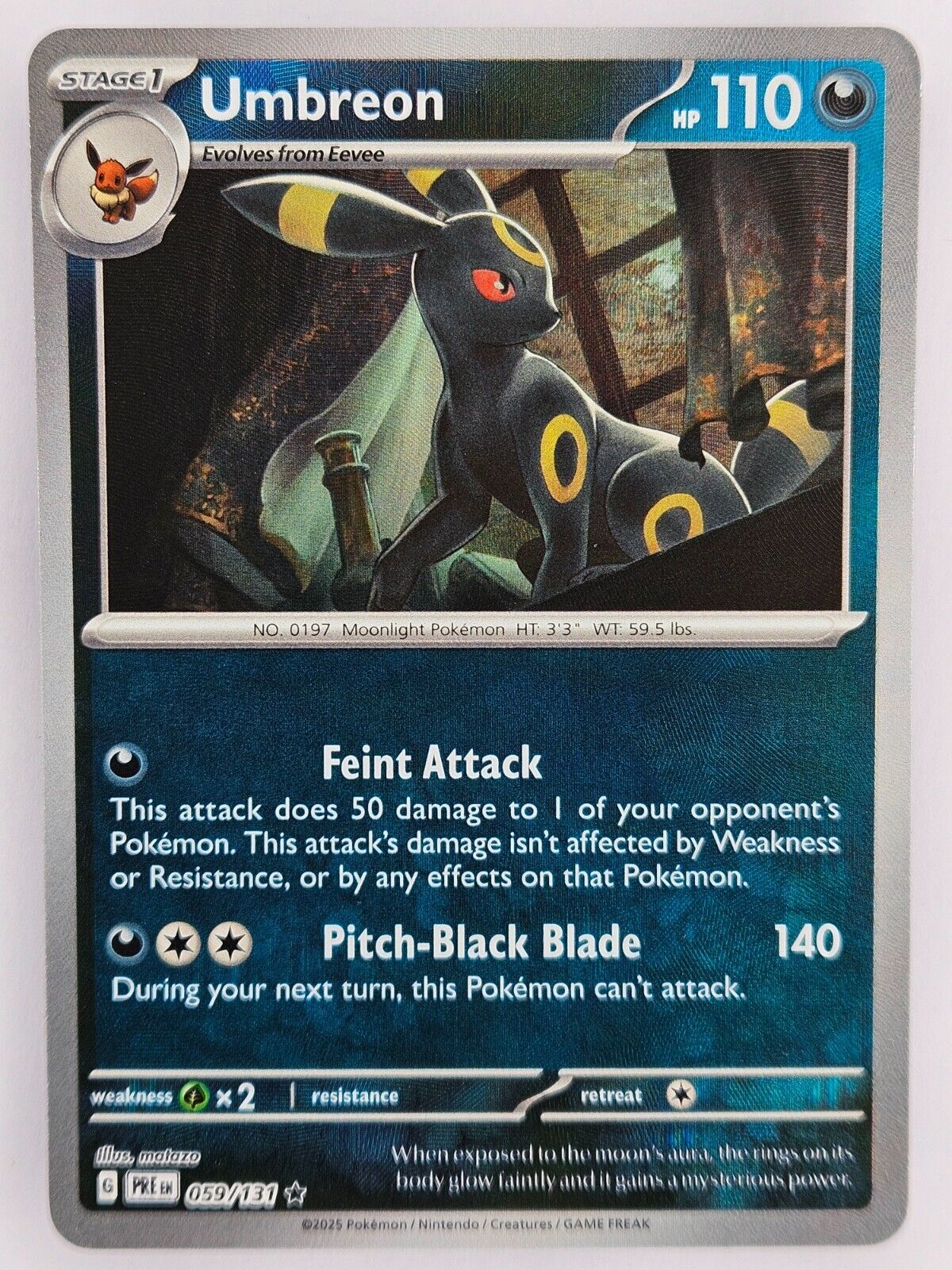 ⚡️ Pokemon TCG - 059/131 Umbreon - Rare Poke Ball - Prismatic Evolutions