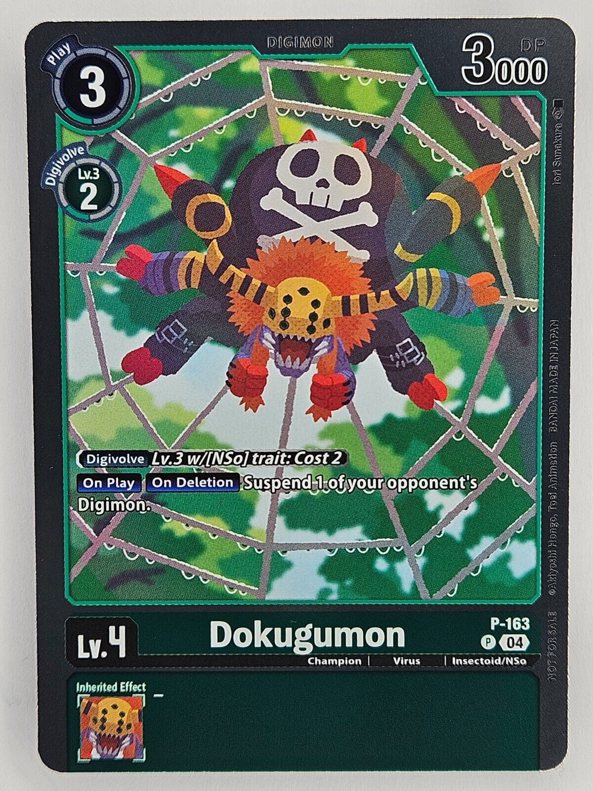 🔷 Digimon TCG - P-163 Dokugumon - Promo Pack Foil - Chain Of Liberation