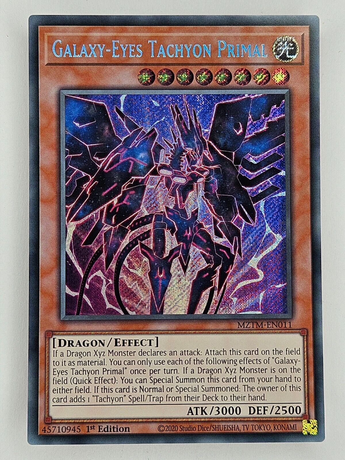 ㊙️ Yu Gi Oh - MZTM-EN011 Galaxy-Eyes Tachyon Primal - SR - Maze Of The Master