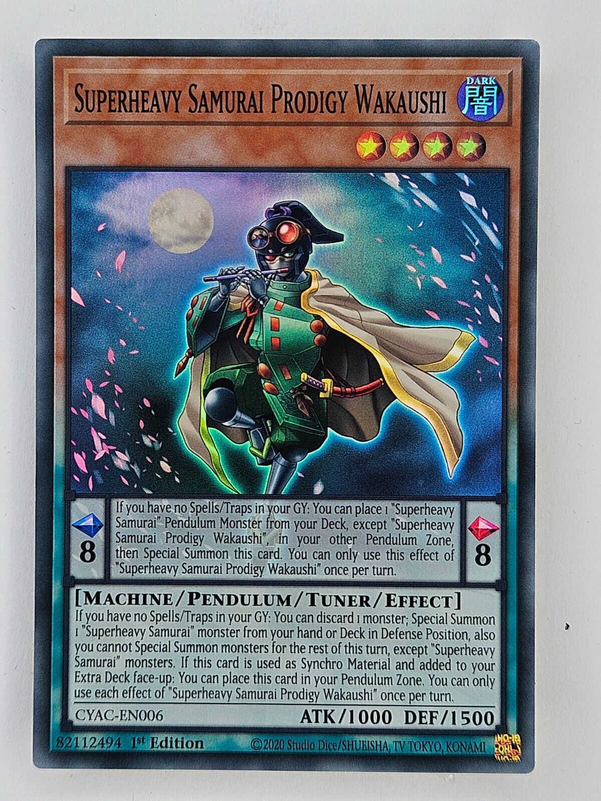 ㊙️ Yu Gi Oh - CYAC-EN006 Superheavy Samurai Prodigy Wakaushi - Super Rare