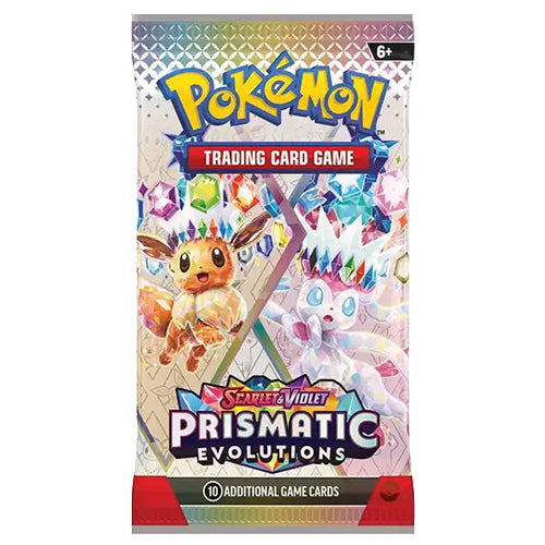 Pokemon TCG - Prismatic Evolutions Booster Art-Pack (4x Booster Packs)