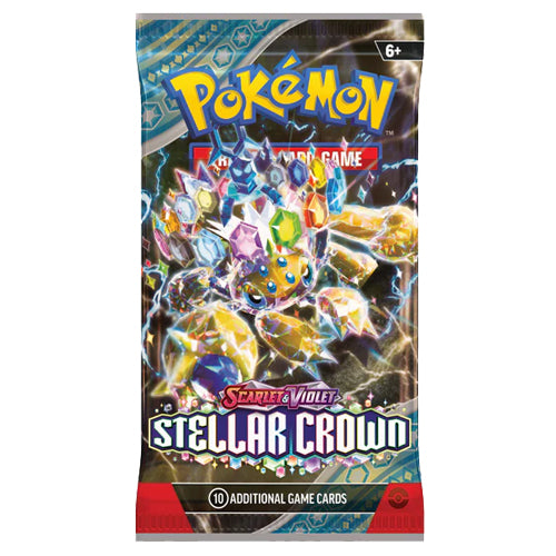 Pokemon TCG - Stellar Crown Booster Art-Pack (4x Booster Packs)