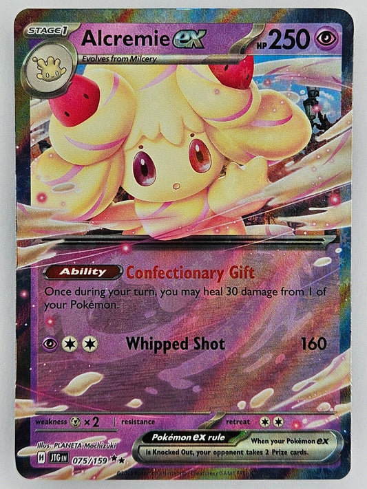 ⚡️ Pokemon TCG - 075/159 Alcremie EX - Double Rare - Journey Together