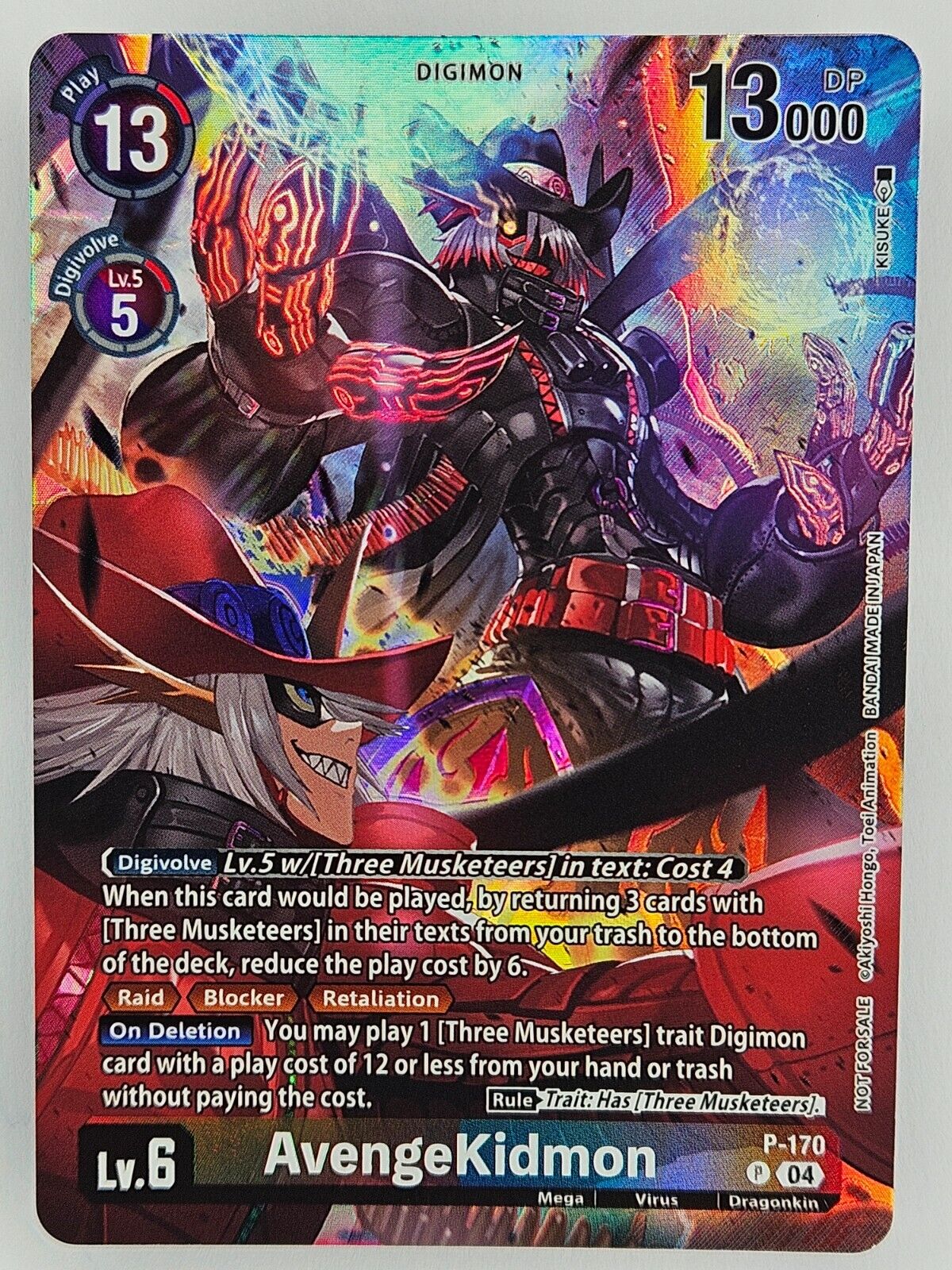 🔷 Digimon TCG - P-170 AvengeKidmon - Promo Rare - Special Booster 2.5