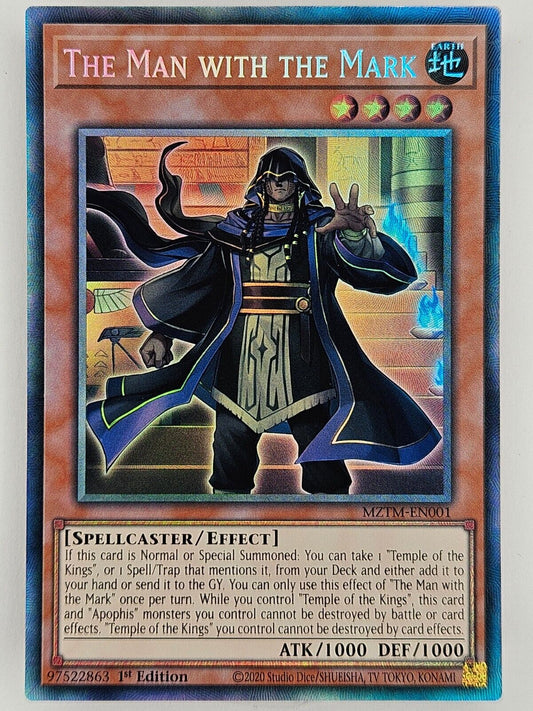 the man with the mark yugioh card - MZTM-EN001 - Secret Rare Maze Of The Master