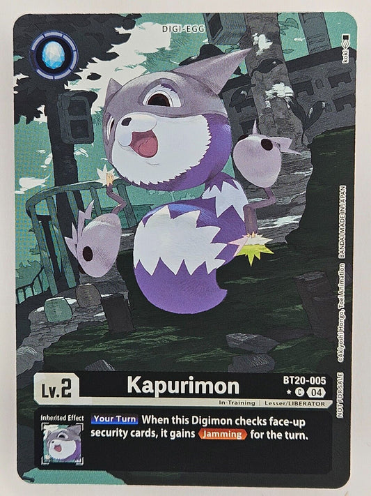 🔷 Digimon TCG - BT20-005 Kapurimon - Promo Pack Foil - Special Booster 2.5