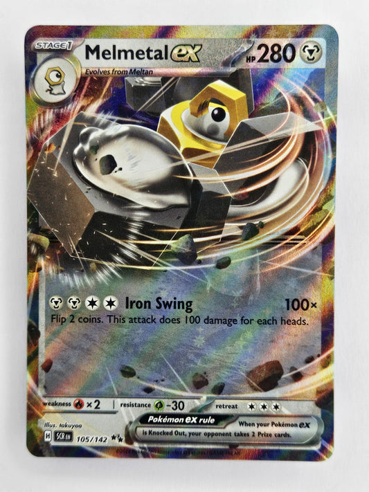 ⚡️ Pokemon TCG - 105/142 Melmetal EX - Double Rare - Stellar Crown